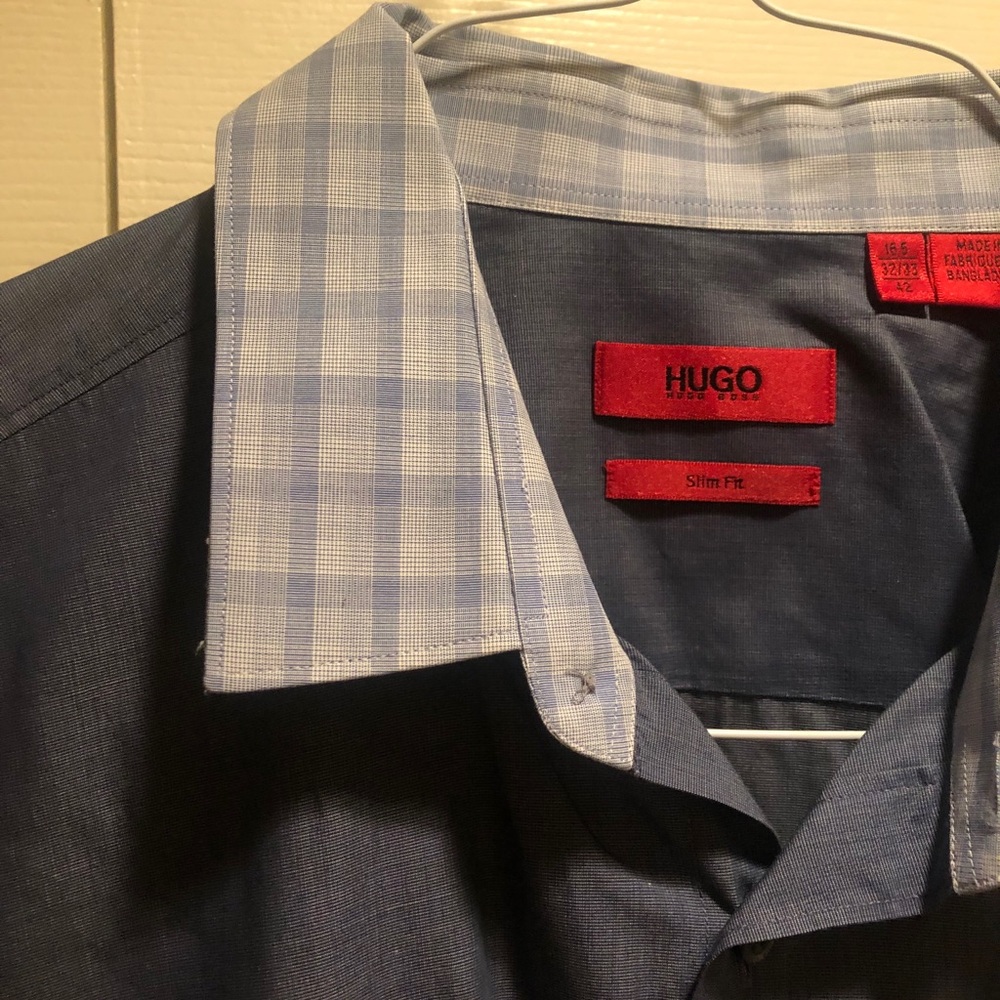 Men’s Hugo boss slim fit dress shirt
